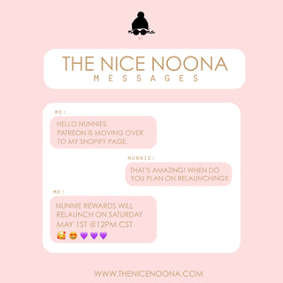 Nunnie Mail Launching May 1st