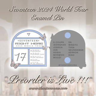 (PREORDER) SVT 2024 World Tour Enamel Pin