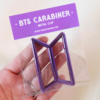 BTS Bora Metal Carabiner Keychain Clip