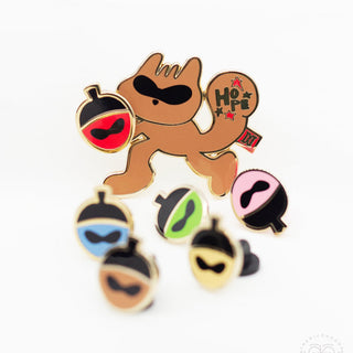 Jhope 🐿️ Acorn Enamel Pins