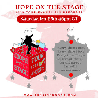 (PREORDER) Hope 2025 Tour Pins