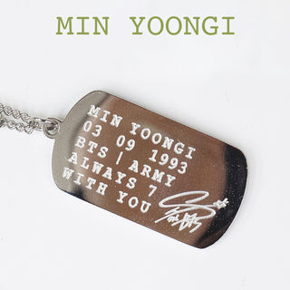 Army Dog Tag Necklace