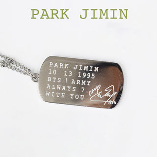 Army Dog Tag Necklace