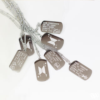 Army Dog Tag Necklace