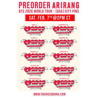 (PREORDER) BTS 2026 City Tour Pin - USA Only