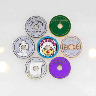 BTS Solo CD Enamel Pins Collection