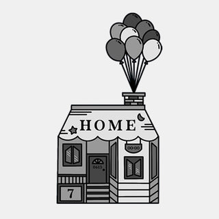 Suga Home Sticker Black