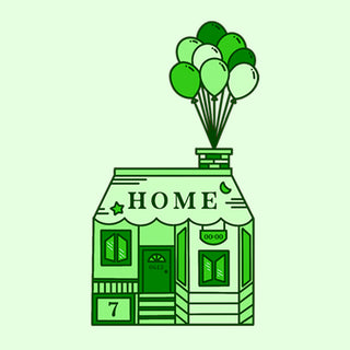 RM Home Sticker Green