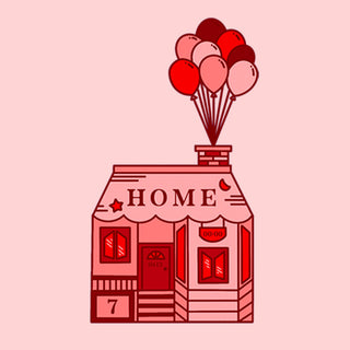 Jhope Home Sticker Red