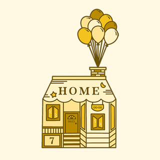 Jungkook Home Sticker Gold