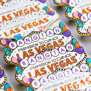 BTS Permission to Dance Vegas Concert Enamel Pins